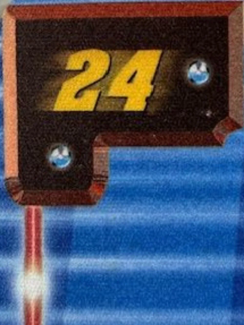 Vintage NASCAR Jeff Gordon 24 Dupont Mousepad